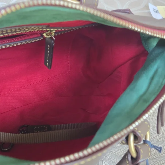 Dooney And Bourke Florentine Mini Satchel, Elephant - Picture 9 of 16